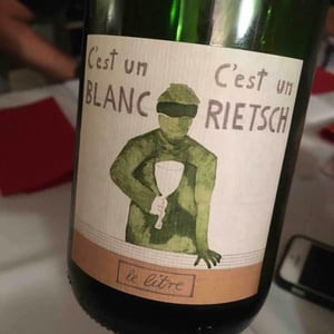 C'est un Blanc, C'est un Rietsch (litre)