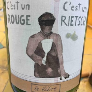C'est un Rouge, C'est un Rietsch (litre)