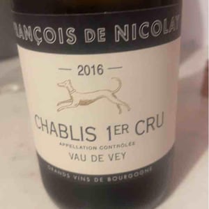 Chablis 1er Cru "Vau de Vey" - Maison François de Nicolay - François de Nicolay 