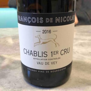 Chablis 1er Cru "Vau de Vey" - Maison François de Nicolay - François de Nicolay 
