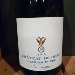Chablis 1er Cru "Vaucoupin" - Château de Béru - athenais-de-beru