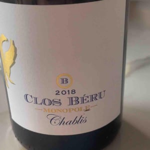 Chablis "Clos Béru" - Monopole - Château de Béru - Athénaïs de Béru 