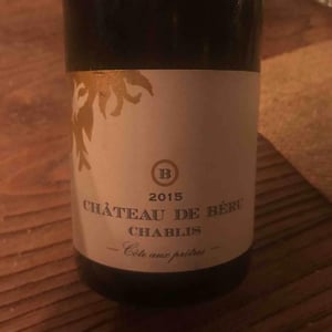 Château de Béru - Athénaïs de Béru - Chablis "Côte aux Prêtres"