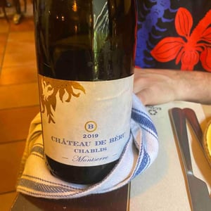 Chablis "Montserre" (Sans soufre) - Château de Béru - Athénaïs de Béru 
