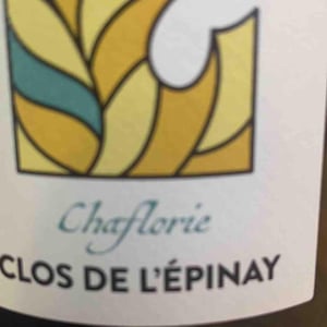 Chaflorie - Domaine Clos de l’Epinay - Antoine Labrosse et Henri Bruneau -2023