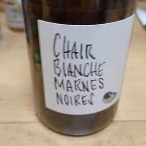 Chair blanche marnes noires (label since 2020) - La Bancale - bastien-baillet-celine-schuers