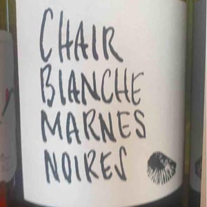 Chair blanche marnes noires (label since 2020) - La Bancale - bastien-baillet-celine-schuers