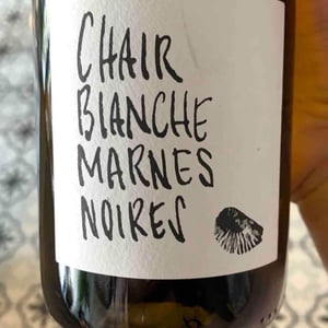 Chair blanche marnes noires (label since 2020) - La Bancale - bastien-baillet-celine-schuers