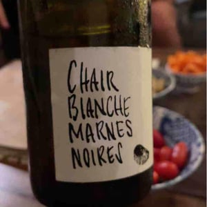 Chair blanche marnes noires (label since 2020) - La Bancale - Bastien Baillet & Céline Schuers 