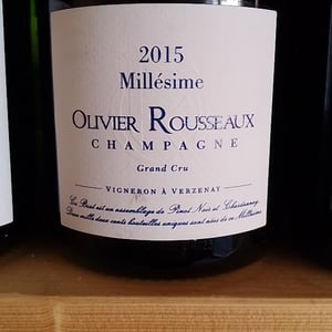 Champagne Grand Cru Millesime - Champagne Olivier Rousseaux - Olivier Rousseaux -2015