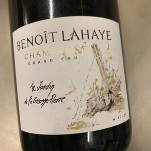 Champagne  "Le Jardin de la grosse Pierre" - Champagne Benoît Lahaye - Benoît Lahaye -2009