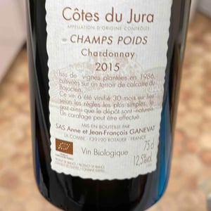 Champs Poids - Domaine Ganevat - Anne & Jean-François Ganevat 