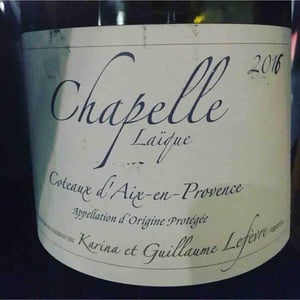 Domaine de Sulauze - Karina & Guillaume Lefèvre - Chapelle Laïque Rouge