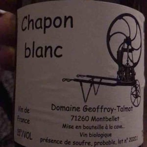 Chapon Blanc - Geoffroy-Talmot - Vincent Talmot 