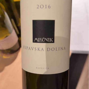 Chardonnay - Organic farm Mlečnik - Mlečnik Valter and Klemen 