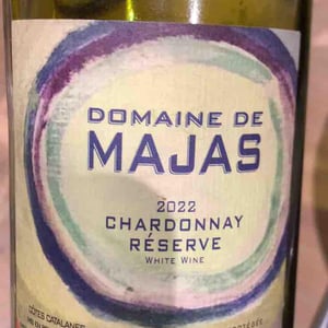Chardonnay Réserve - Domaine de Majas - agnes-alain-carrere -2022