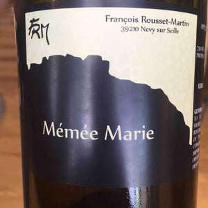 Chardonnay-Savagnin -"Mémé Marie" - FRM - francois-rousset-martin