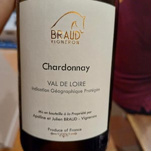 Chardonnay Val De Loire - Braud - julien-et-apolline-braud -2021