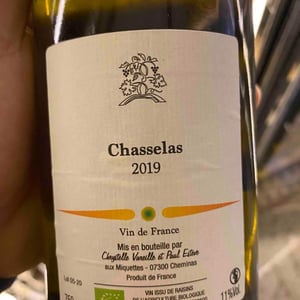 Chasselas - Domaine des Miquettes - Chrystelle Vareille & Paul Estève -2019
