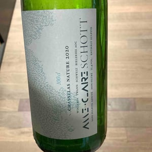 Chasselas Nature - Schott Weine - Aroma der Landschaft - Anne-Claire Schott 