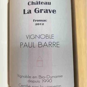 Chateau La Grave - Vignoble Paul Barre - edith-gabriel-barre