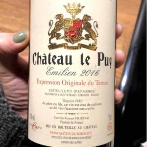 Château Le Puy 2016