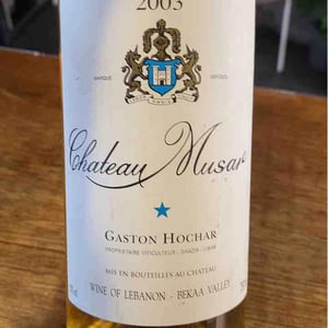 Chateau Musar Blanc - Chateau Musar - ronald-hochar