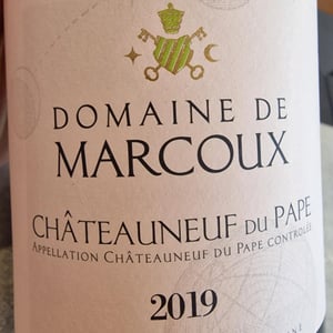 Châteauneuf du Pape blanc - Domaine De Marcoux [BIO_ORGANIC] - Catherine et Sophie Armenier -2019