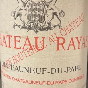 "Château Rayas" - Châteauneuf-du-Pape - Rouge - Château Rayas - Château des Tours - Château de Fonsalette - emmanuel-reynaud