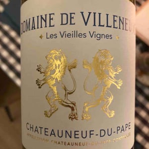 Châteauneuf du Pape "Vieilles Vignes" - Domaine de Villeneuve - Stanislas Wallut 