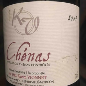 Chenas - Karim Vionnet - Karim Vionnet 
