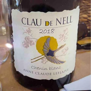 Chenin Blanc 18 - Clau De Nell - Charlotte Jacques-Leflaive, Christian Jacques & Sylvain Potin -2018