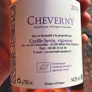 Cheverny Rosé - Cyrille Sevin - cyrille-sevin