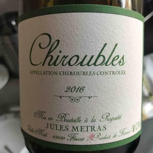 Jules Métras - Jules Métras - Chiroubles
