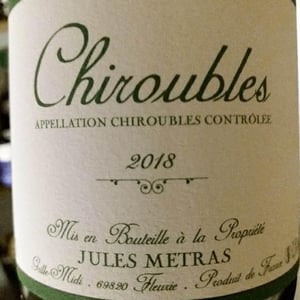 Jules Métras - Jules Métras - Chiroubles