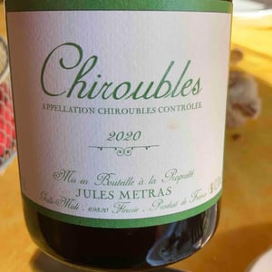 Jules Métras - Jules Métras - Chiroubles