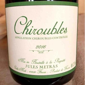 Jules Métras - Jules Métras - Chiroubles