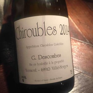 Chiroubles - Georges Descombes - Georges Descombes 