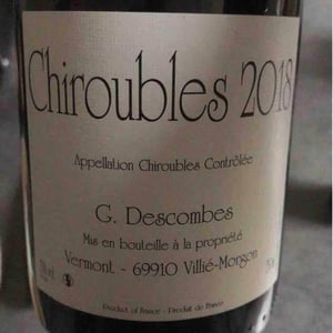 Chiroubles - Georges Descombes - Georges Descombes 