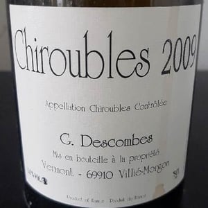 Georges Descombes - Georges Descombes - Chiroubles