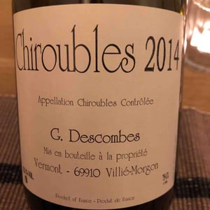 Chiroubles 2014