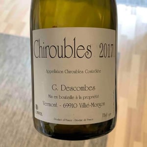 Chiroubles 2017