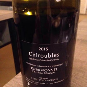 Chiroubles - Karim Vionnet - Karim Vionnet 