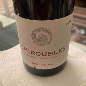 Chiroubles - Domaine Chapel - David Chapel & Michele Smith-Chapel -2019