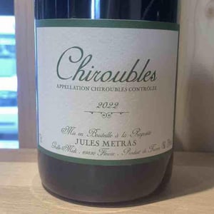 Chiroubles - Jules Métras - jules-metras