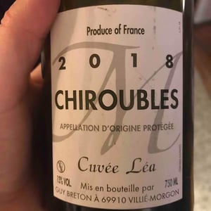 Chiroubles 2018