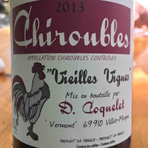 Damien Coquelet - Damien Coquelet - Chiroubles Vieilles Vignes
