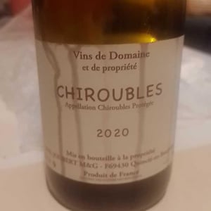 Chiroubles - Domaine Marcel Joubert - Carine Joubert 