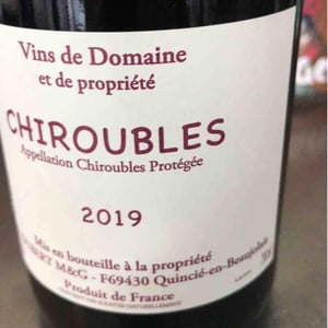 Chiroubles - Domaine Marcel Joubert - Carine Joubert 