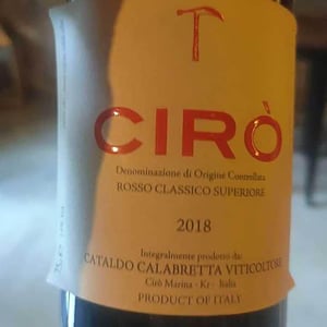 Cirò Rosso Classico Superiore - Cataldo Catabretta - cataldo-calabretta